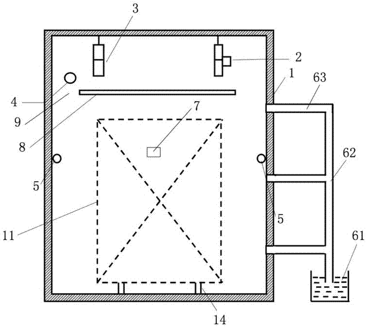 Micropressure self-discharge efficient and energy-saving wood drying device, and drying method