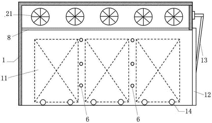 Micropressure self-discharge efficient and energy-saving wood drying device, and drying method