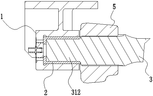 End part structure of antiroll torsion bar capable of preventing galvanic corrosion