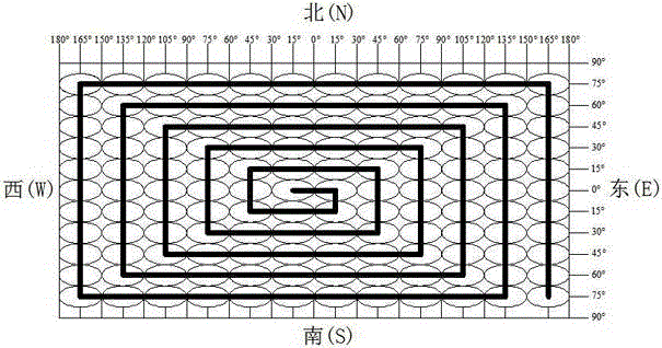 Omnidirectional-array ultrasonic abnormally-moved target monitoring system and movement locus tracking method