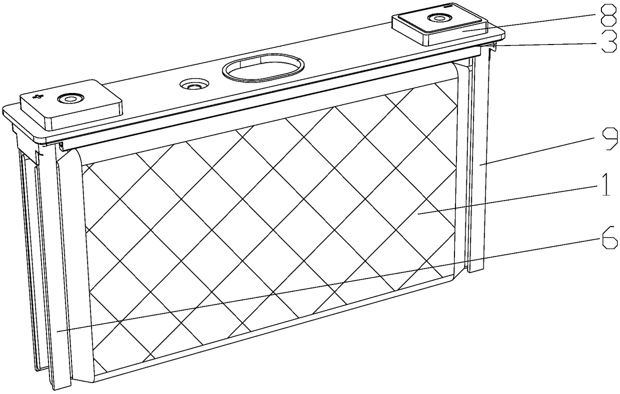 A battery cell and cover plate assembly structure and assembly method thereof