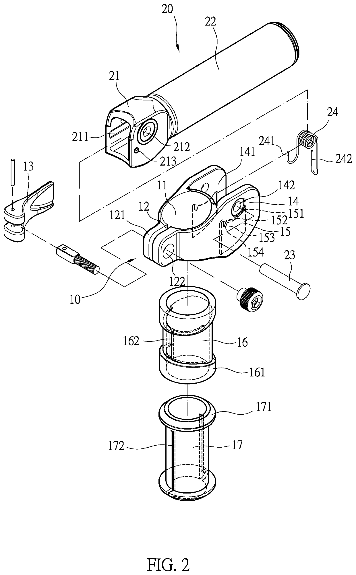 Auxiliary handle for a walking assistance device