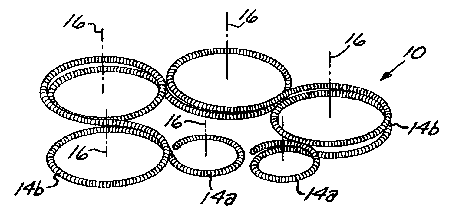 Microcoil vaso-occlusive device with multi-axis secondary configuration