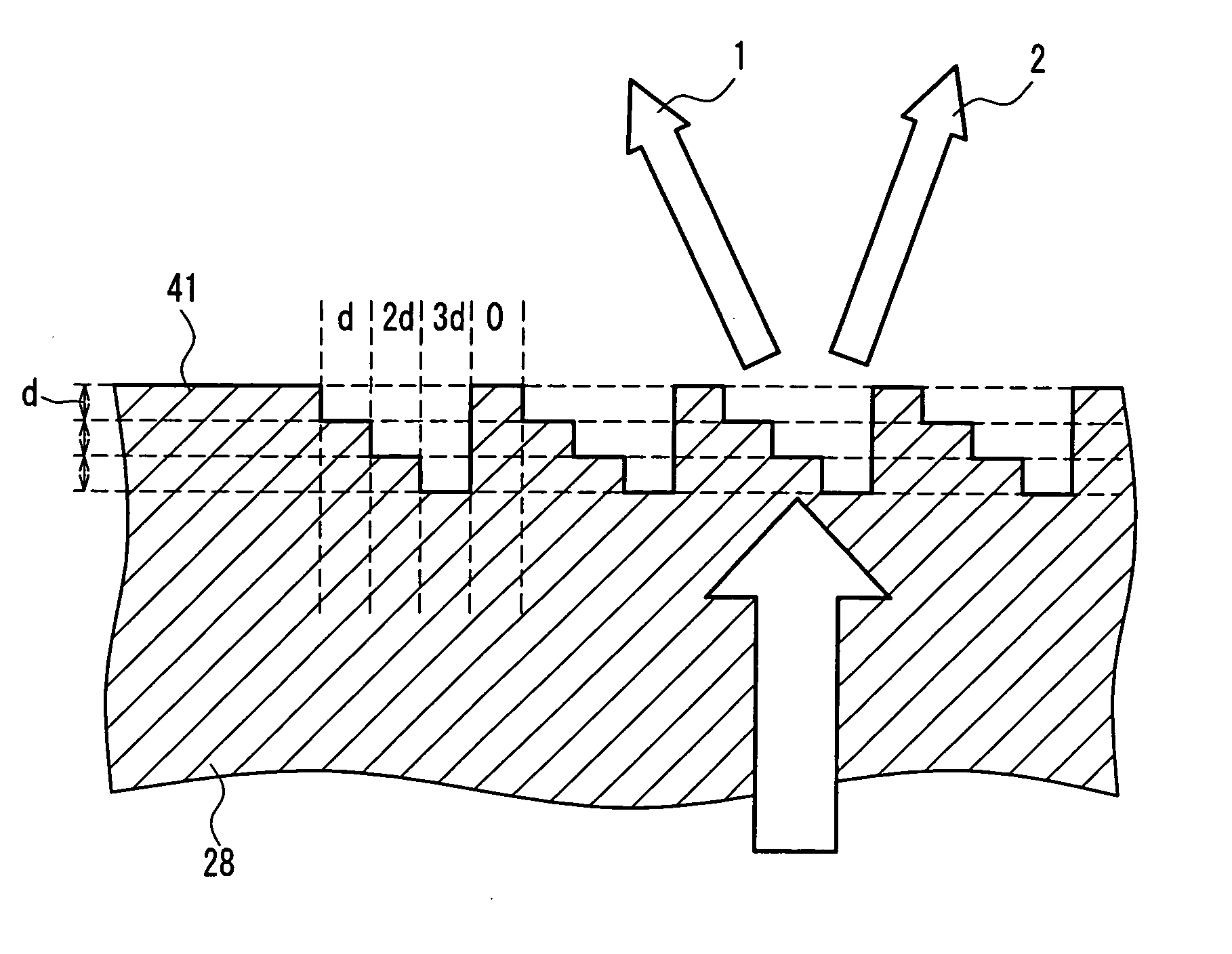 Optical element, optical head, optical information recording/reproduction device, computer, video recording device, video reproduction device, server, and car navigation system