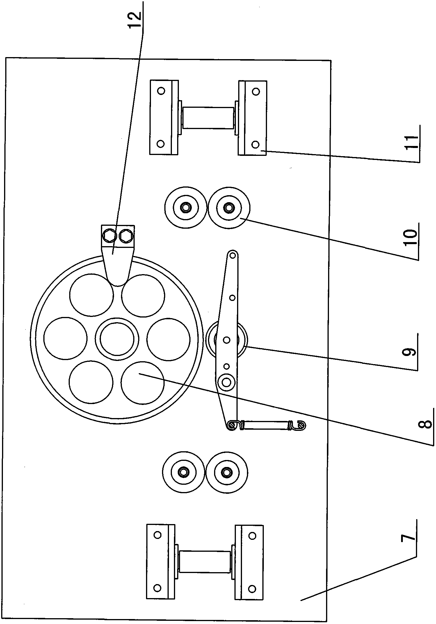 Wire rope automatic length specification winding equipment