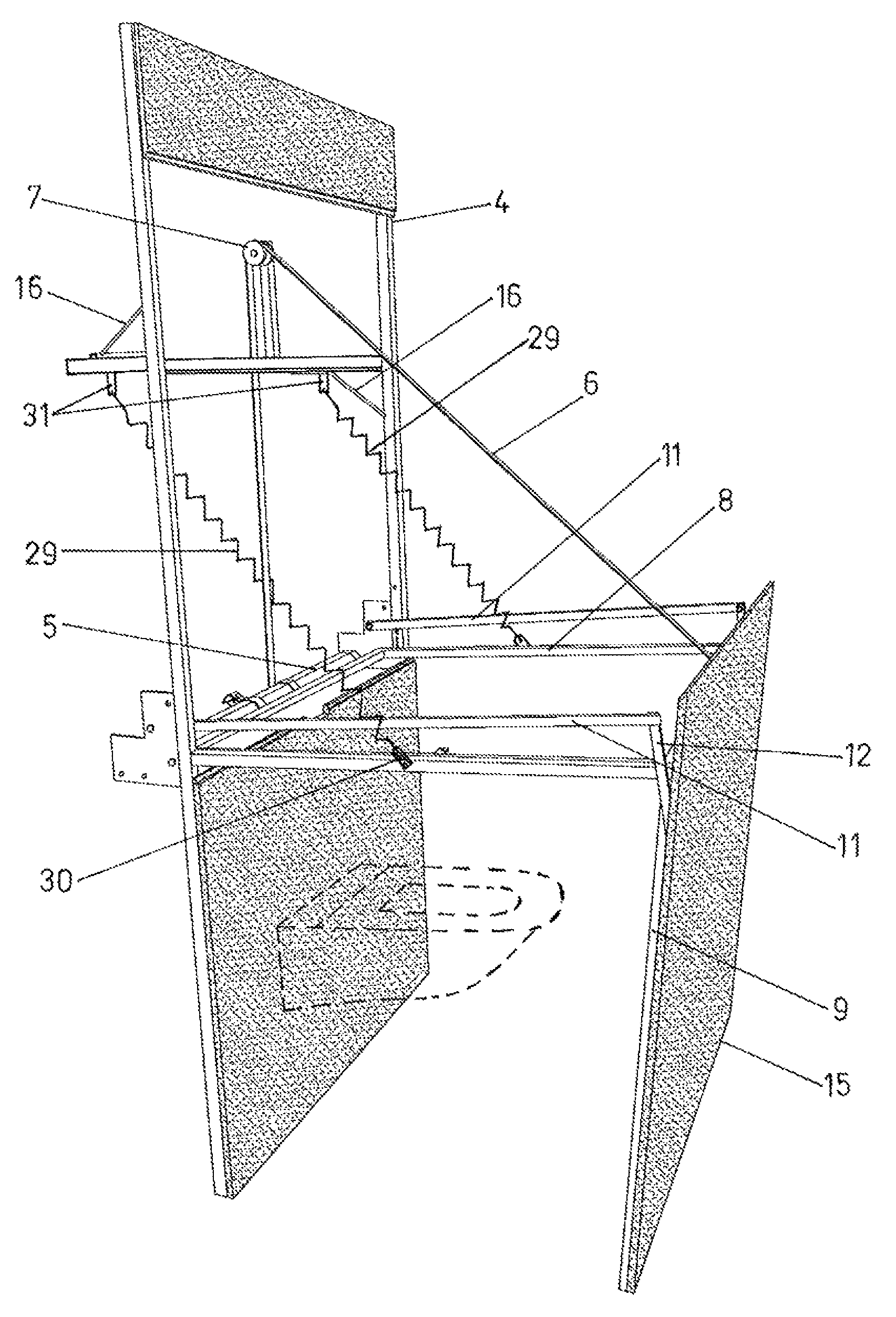 Automatic lavatory-cleaning system