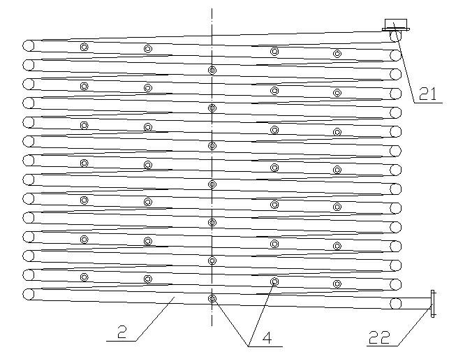 Air charging device of oxidation starting groove