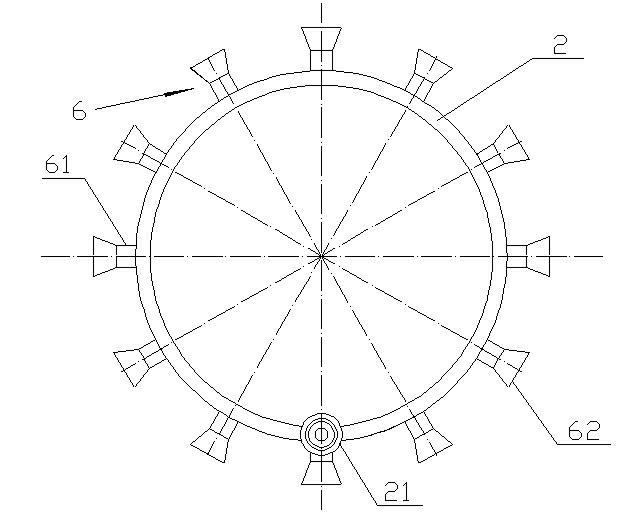 Air charging device of oxidation starting groove