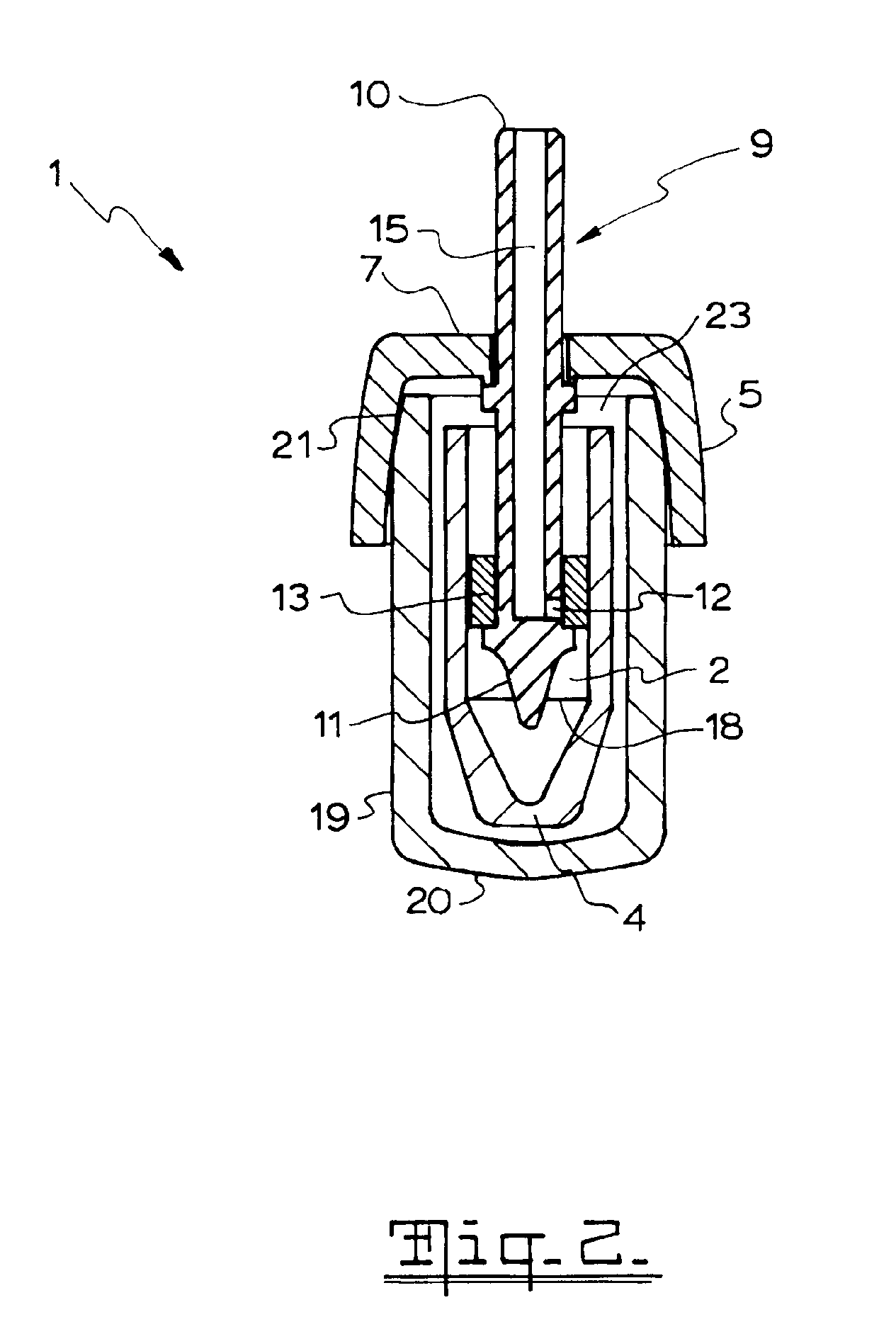 Single dose nasal spray pump