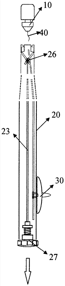 An artificial chord interventional device