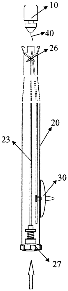 An artificial chord interventional device