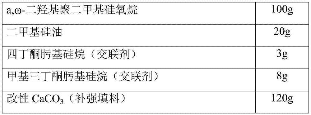 Low-density deketoxime type silicone sealant and preparation method thereof