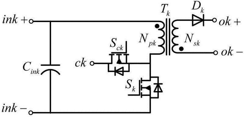 Multiple-input fly-back photovoltaic grid-connected inverter