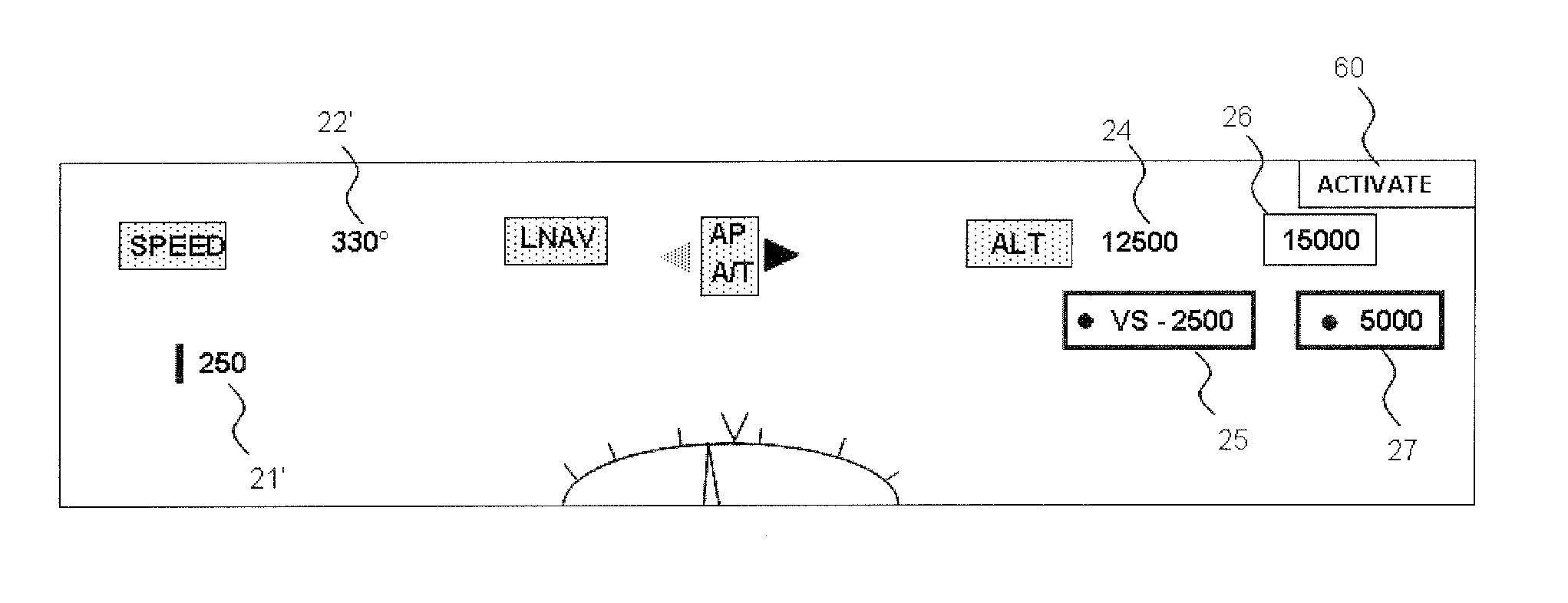 System for securing the display of instructions originating from air traffic control