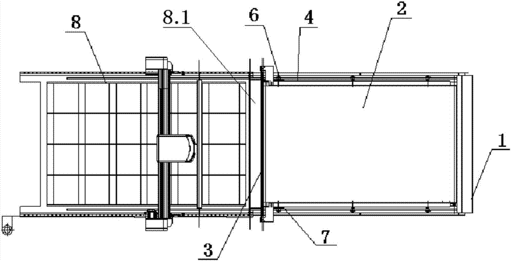 A new intelligent cutting machine capable of shoveling cloth and its cutting processing method