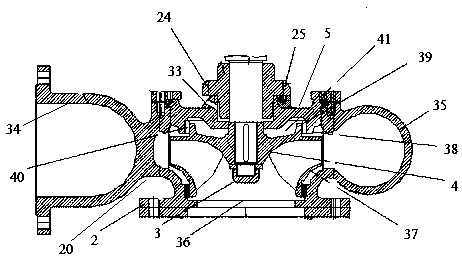 A non-leakage and anti-clogging oil-cooled circulating high-efficiency synchronous intelligent self-priming pump