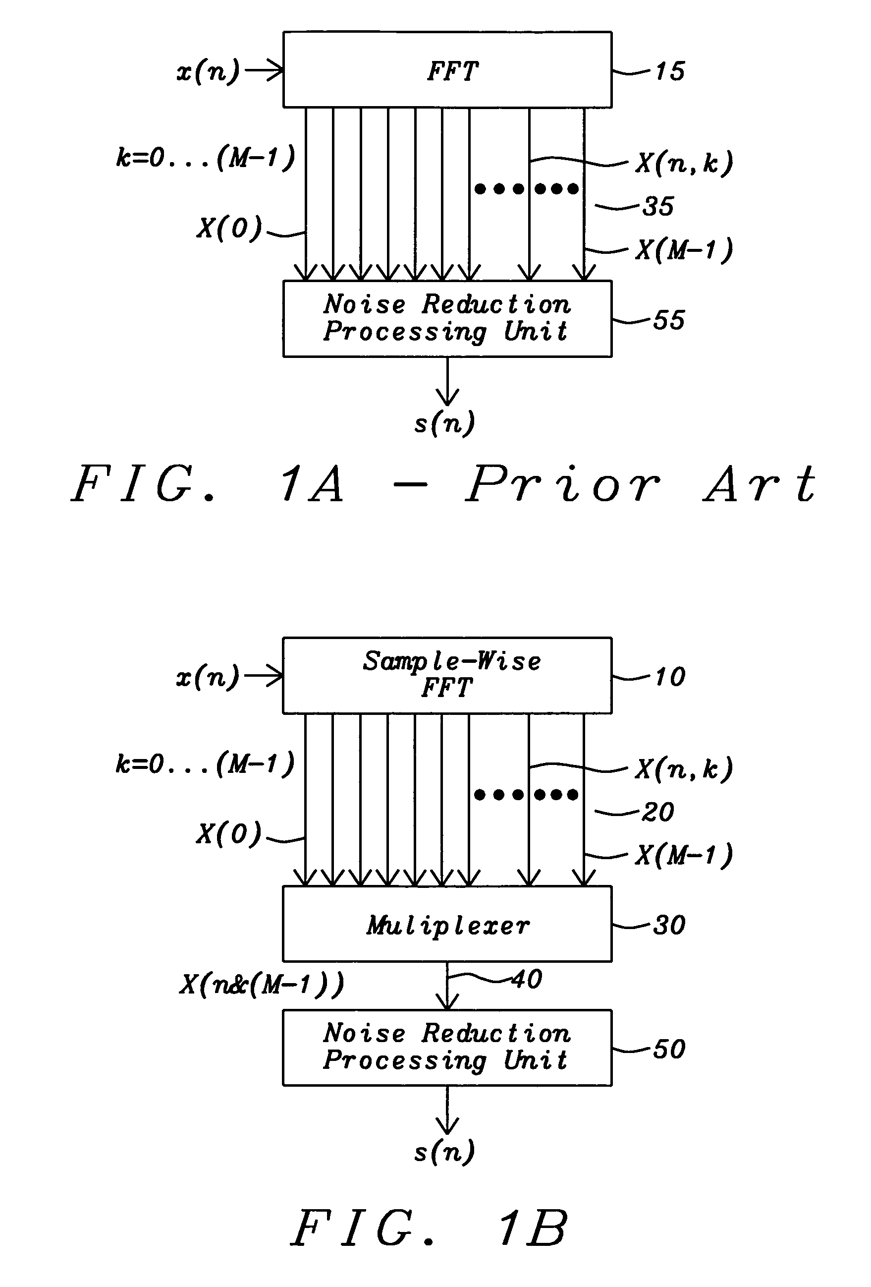 Delay free noise suppression