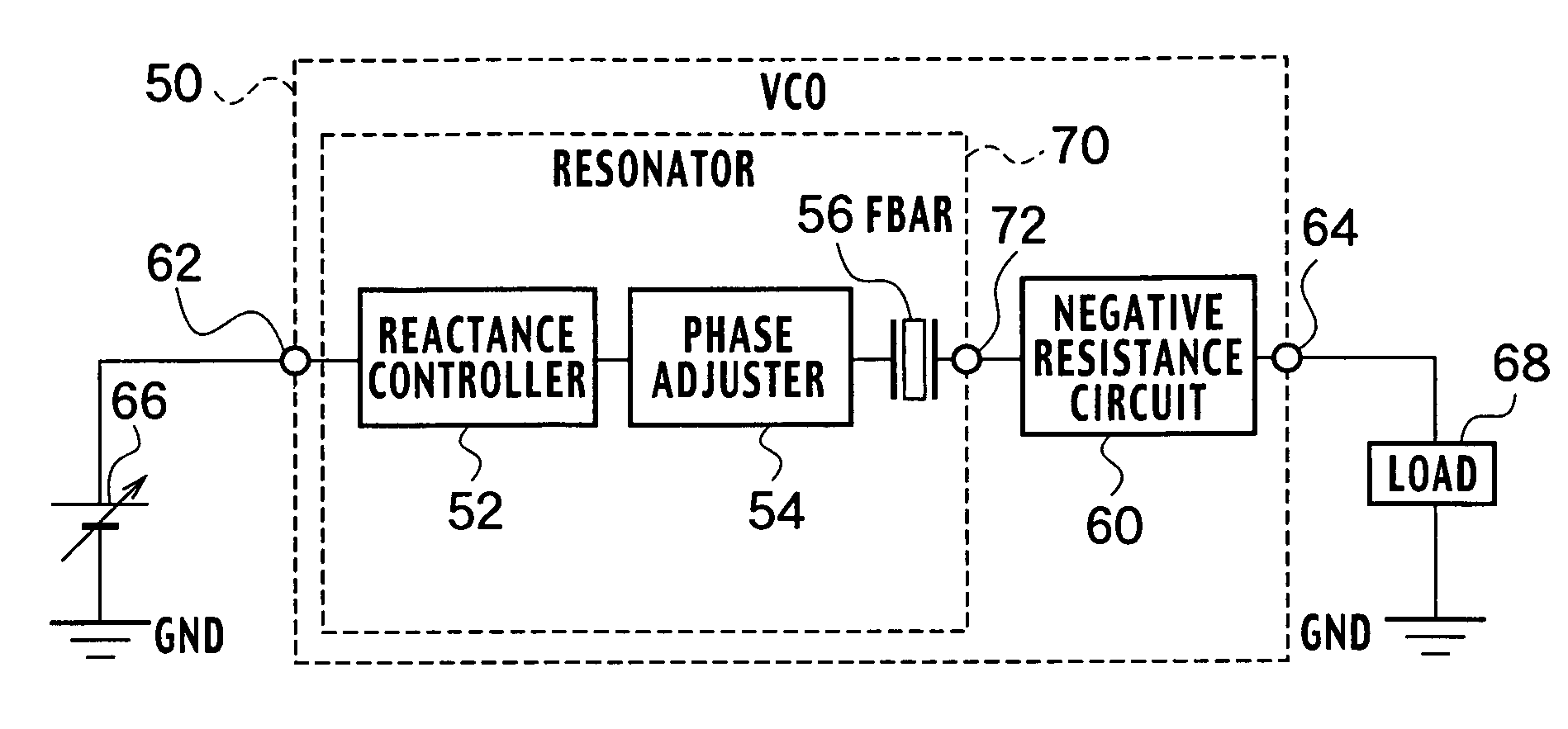 Voltage controlled oscillator, frequency synthesizer and communication apparatus