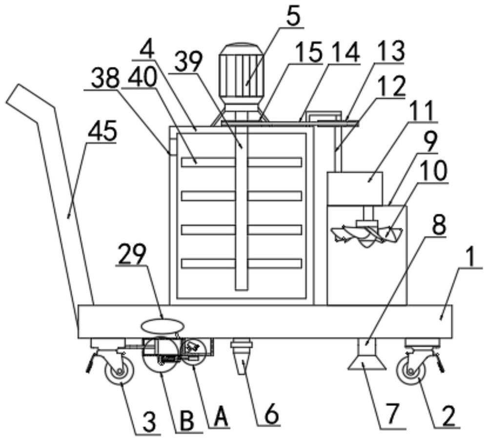 Road and bridge crack reinforcing and repairing device