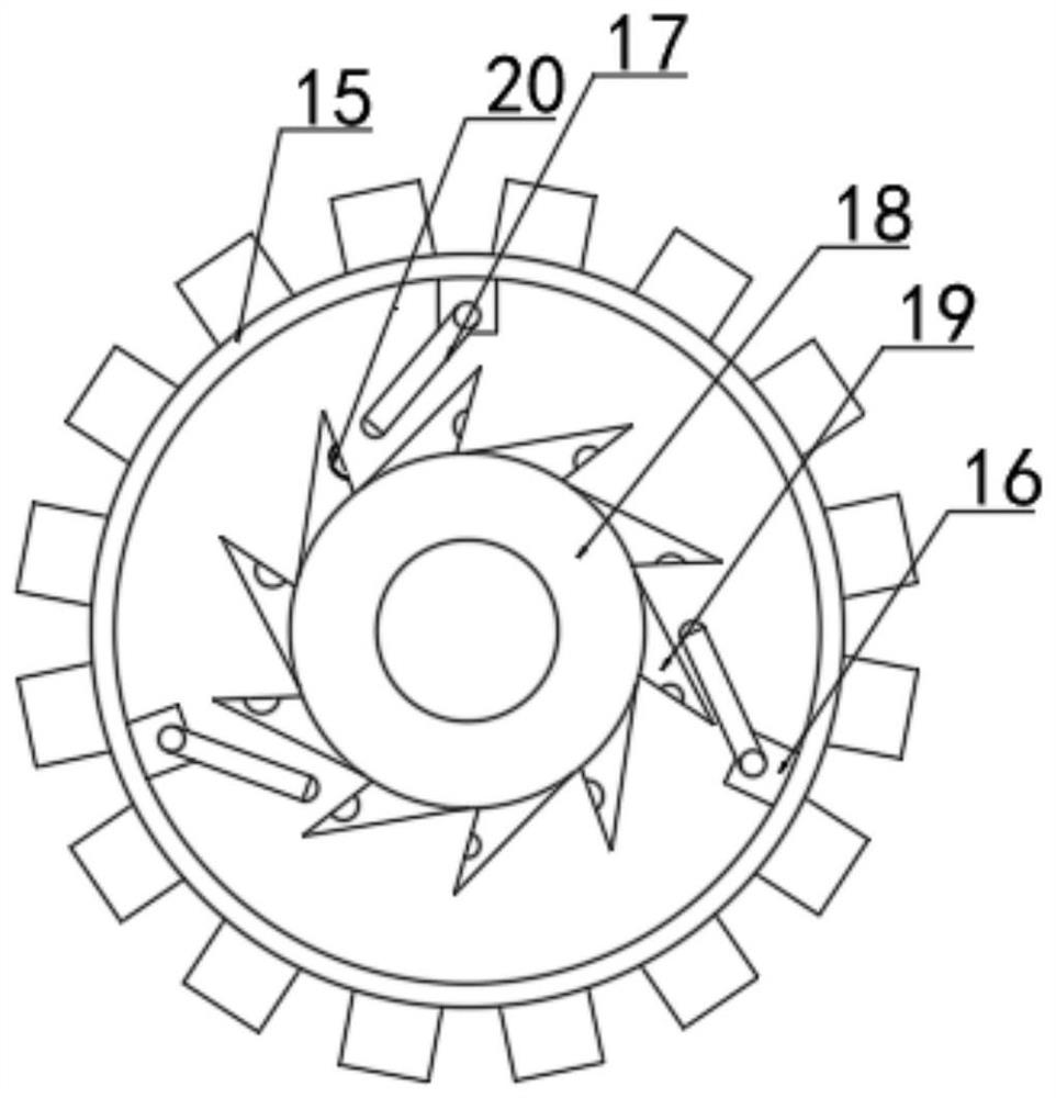 Road and bridge crack reinforcing and repairing device