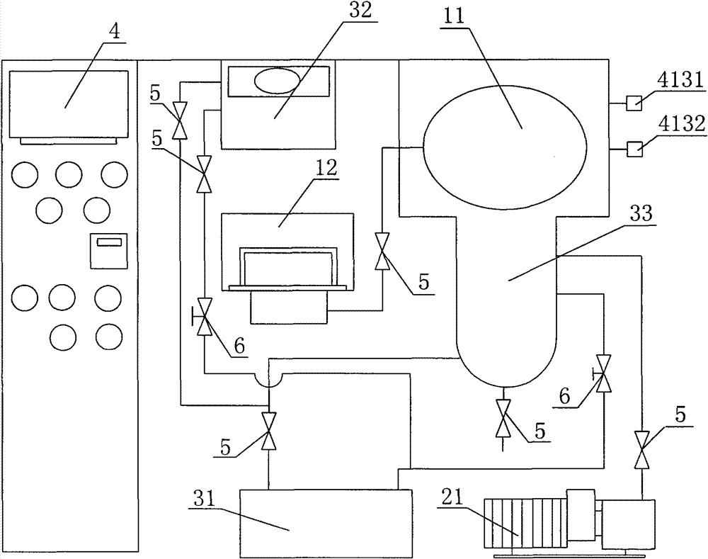 Vacuum freeze-drying tester