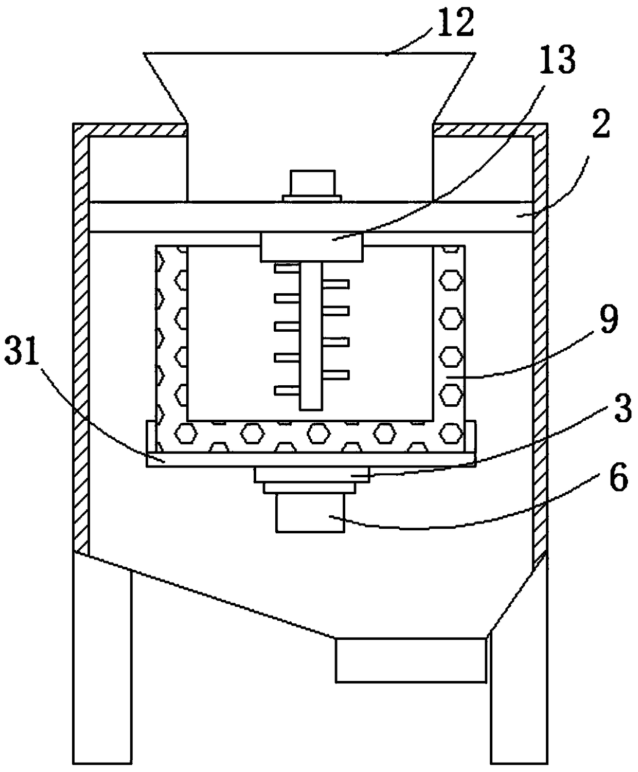 Production equipment for ceramic fiber granulated wool