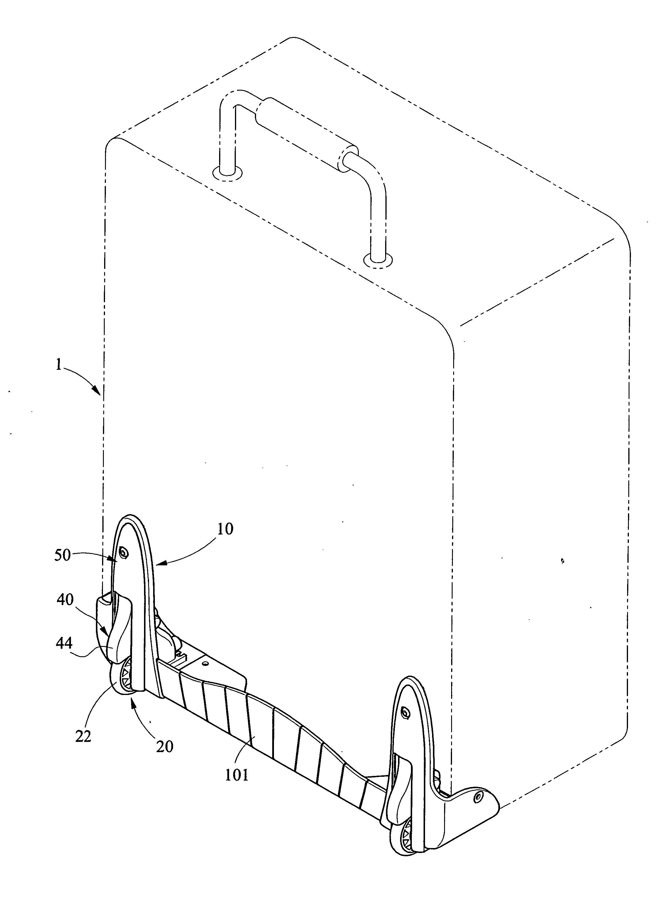 Luggage wheel system