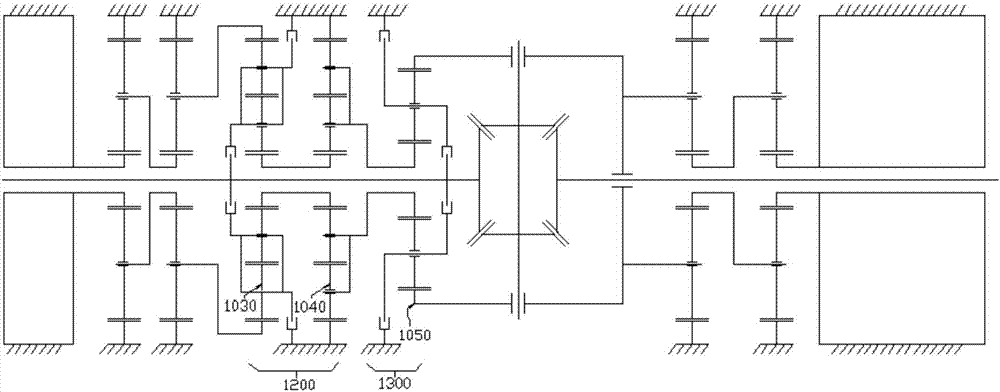 Double-motor coupling drive axle with torque directional distribution function