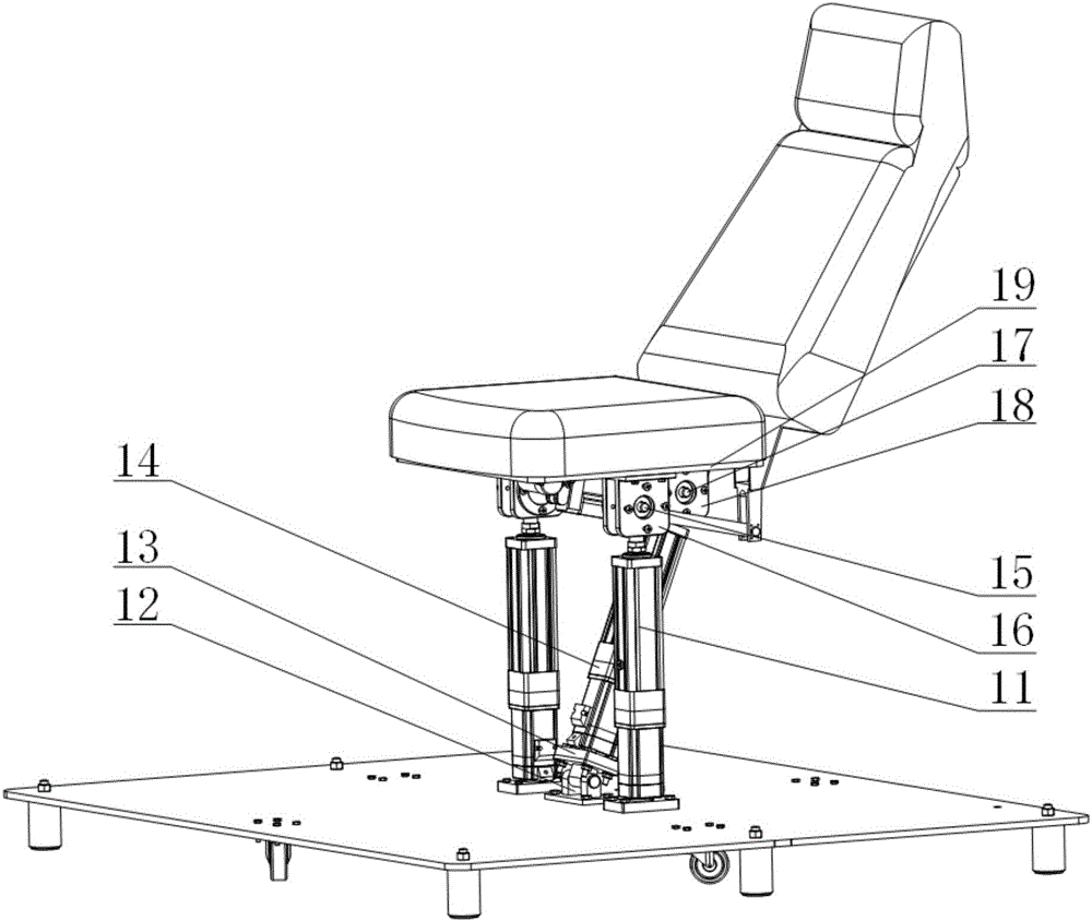 Four-degree-of-freedom multi-pose lower limb rehabilitation robot