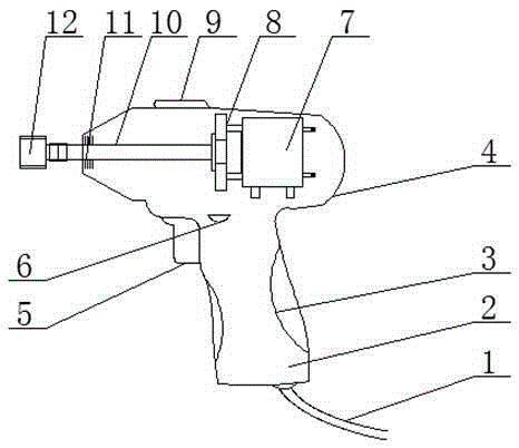 Electric multipurpose wrench for door and window maintenance