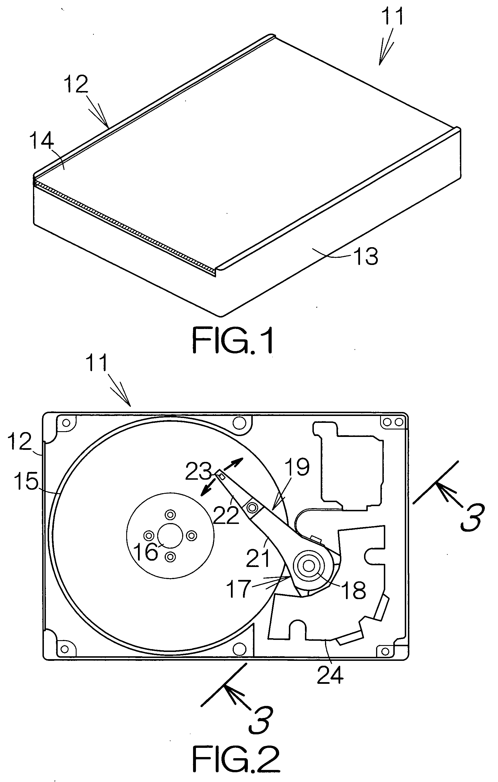 Housing base of recording medium drive