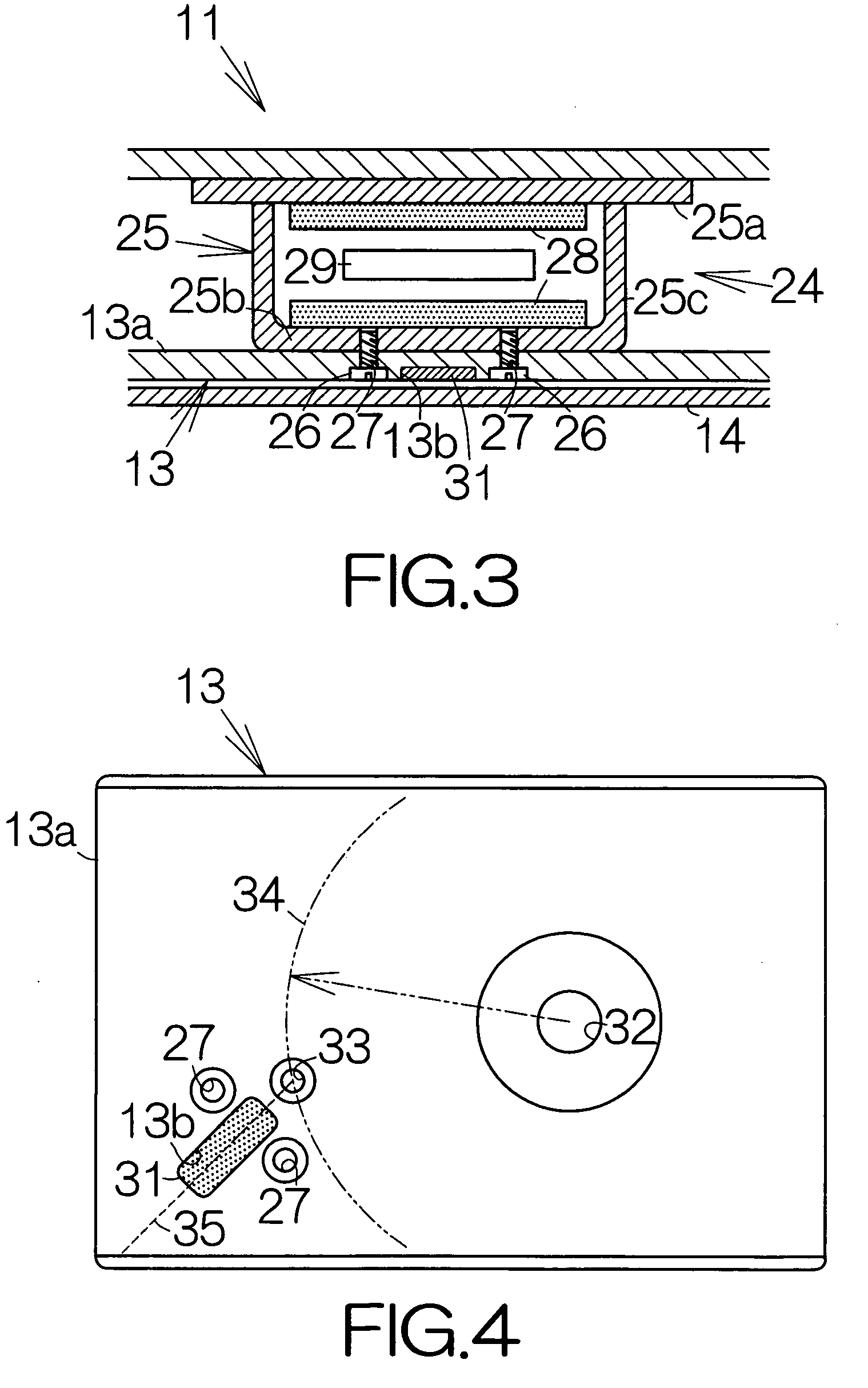 Housing base of recording medium drive