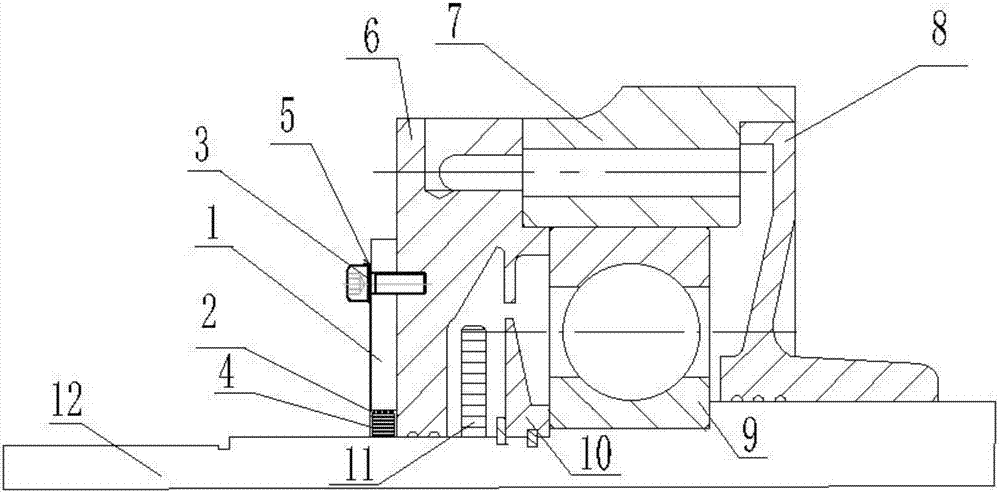 Electric machinery end cover capable of preventing shaft current