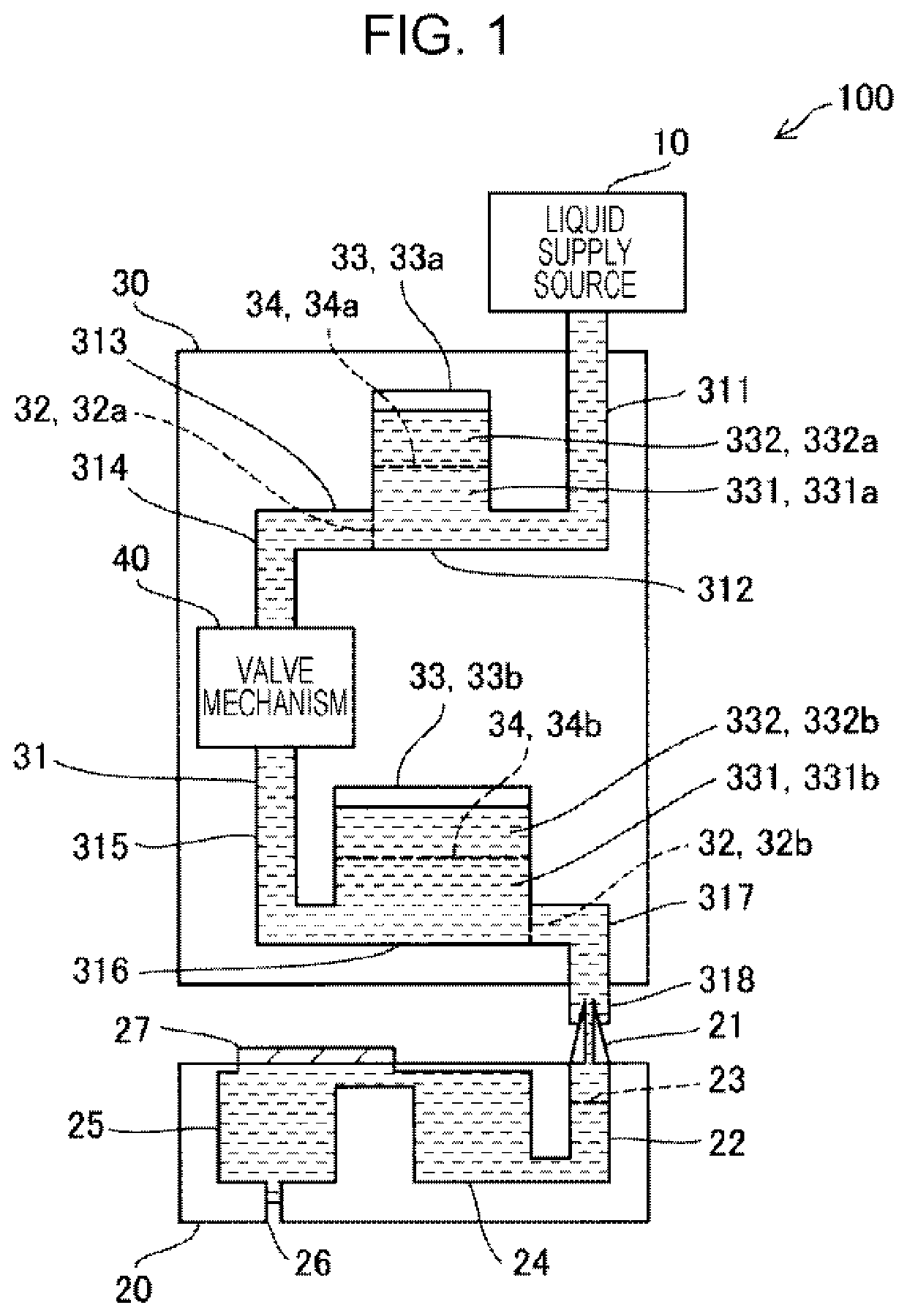 Flow path structure body, liquid ejecting apparatus, and liquid ejecting method