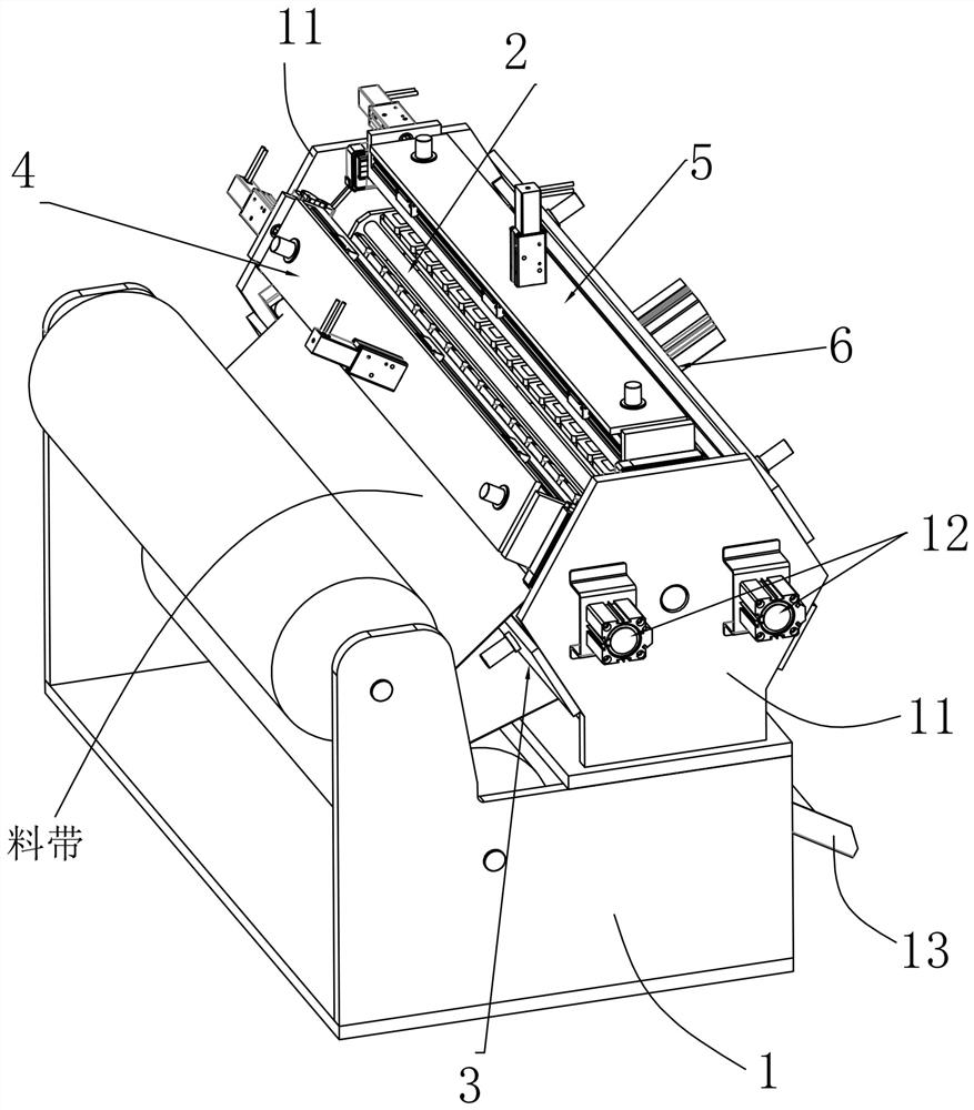 Rotary ic card punching and milling equipment