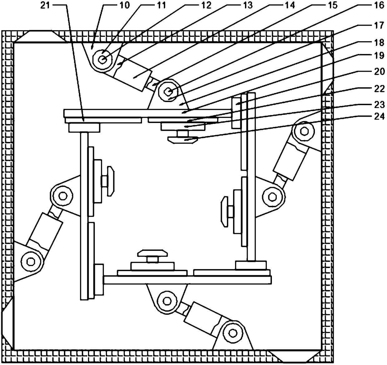 A home center console for easy disassembly and maintenance