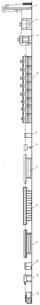 A stainless steel automatic welding wire surface treatment process and its device