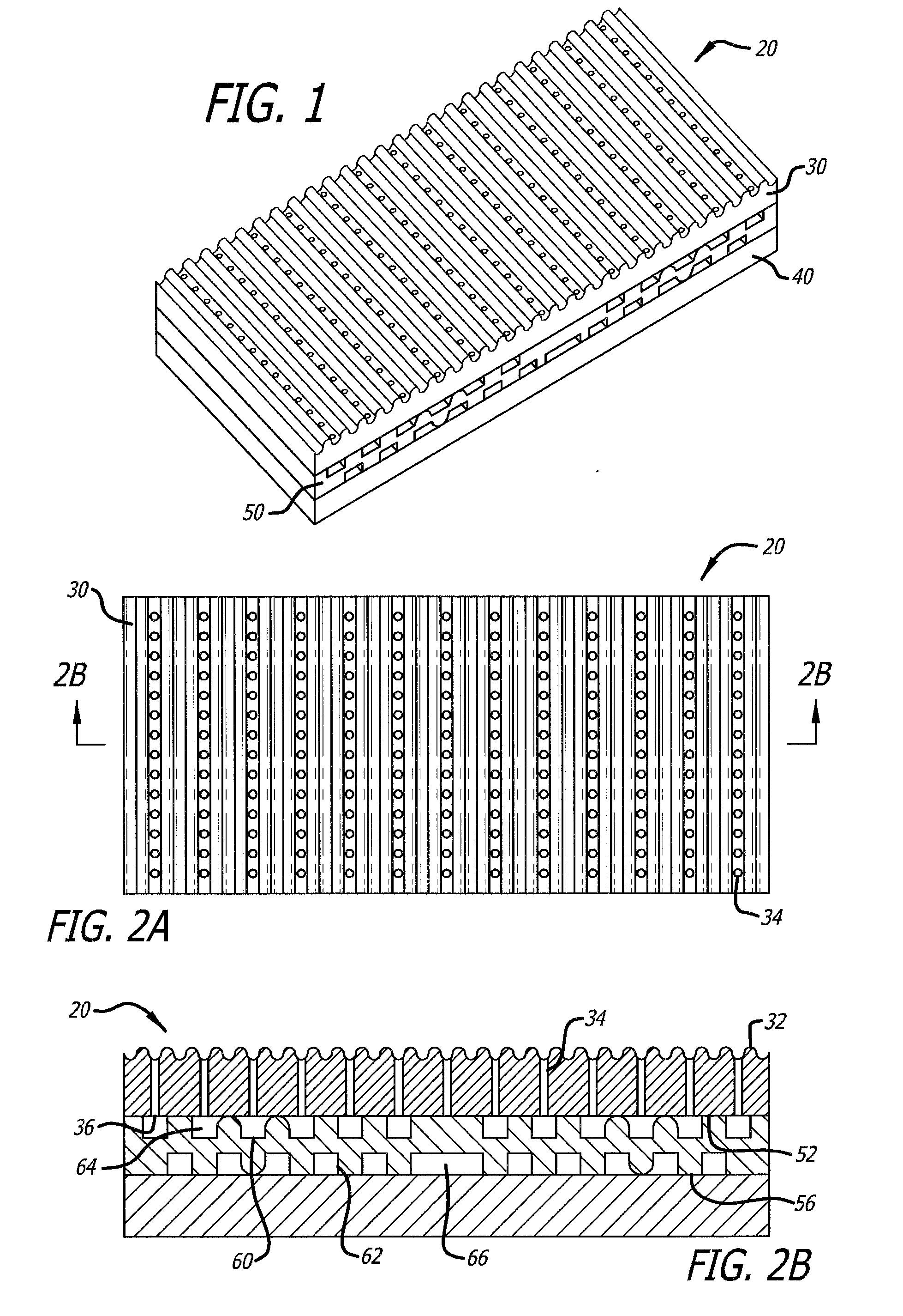 Convection cooled mattress