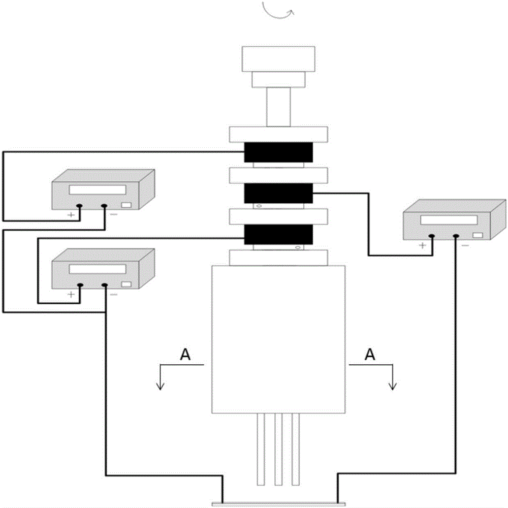 Composite spiral fiber spinning apparatus and spinning method thereof