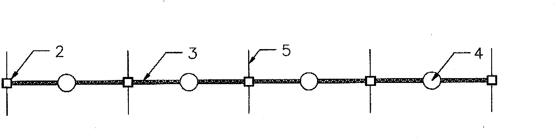 Multilayer multi-column truss dam-type supporting system