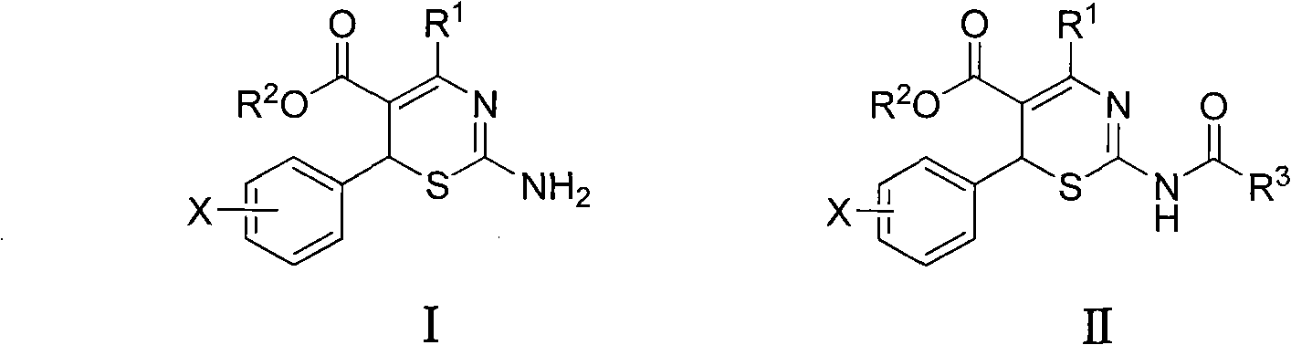 4-alkyl-6-aryl-5-alkoxy acyl 1,3-thiazine and preparation method and application thereof