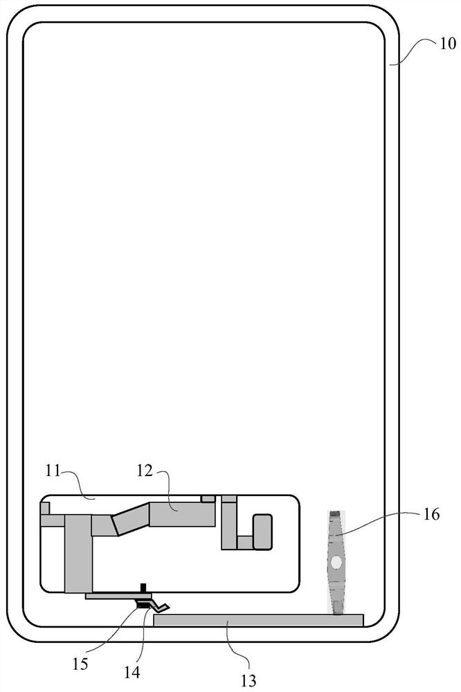 Mobile terminal antenna assembly and mobile terminal