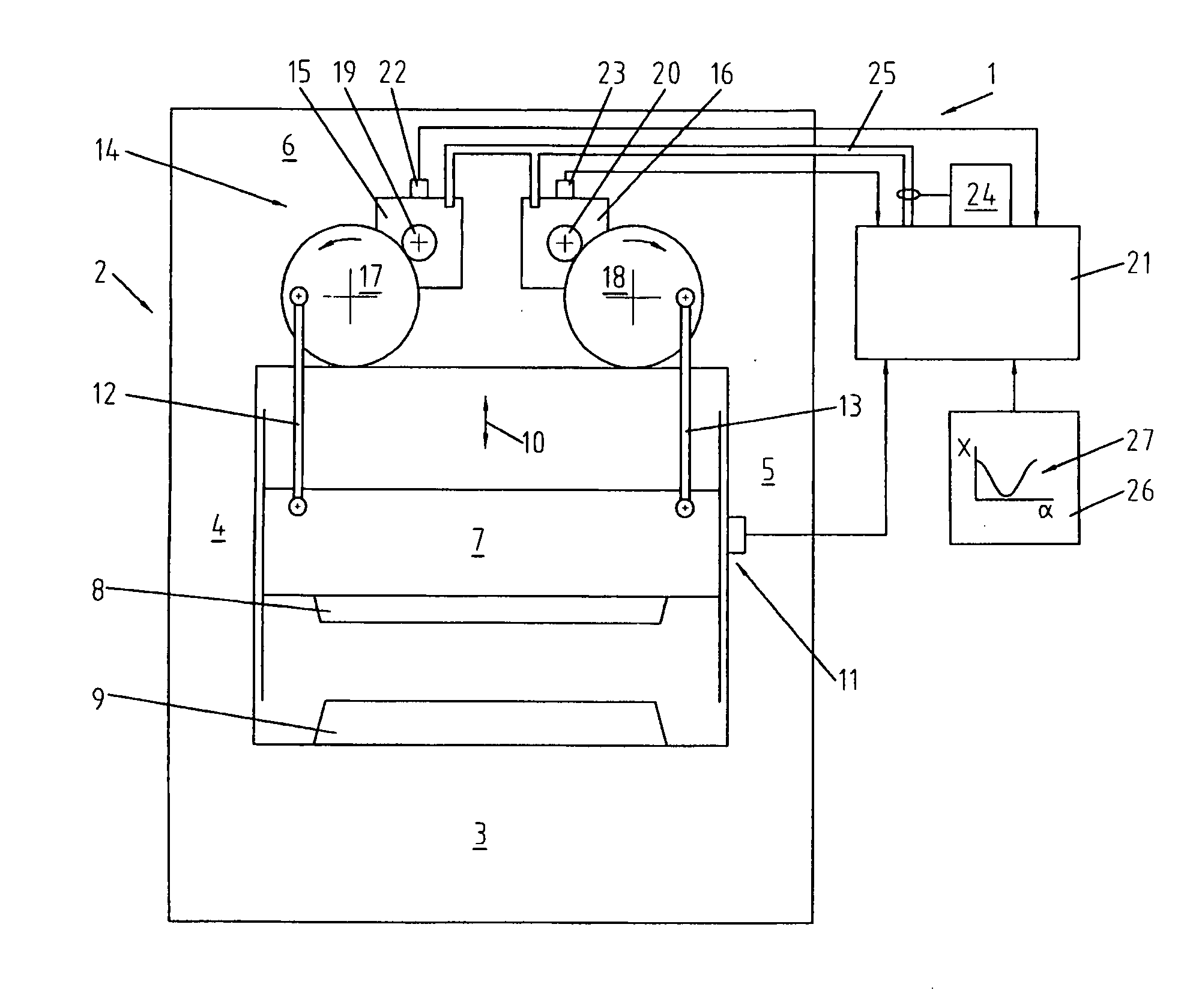 Plunger drive with load profile adaptation