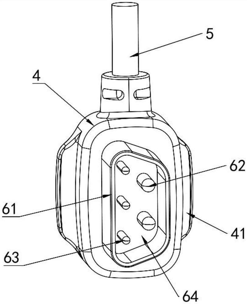 High-temperature-resistant connector for charging pile and manufacturing and assembling method of high-temperature-resistant connector