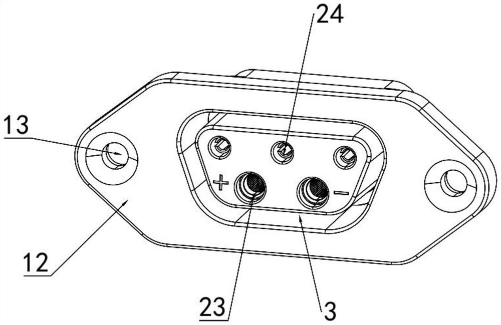 High-temperature-resistant connector for charging pile and manufacturing and assembling method of high-temperature-resistant connector