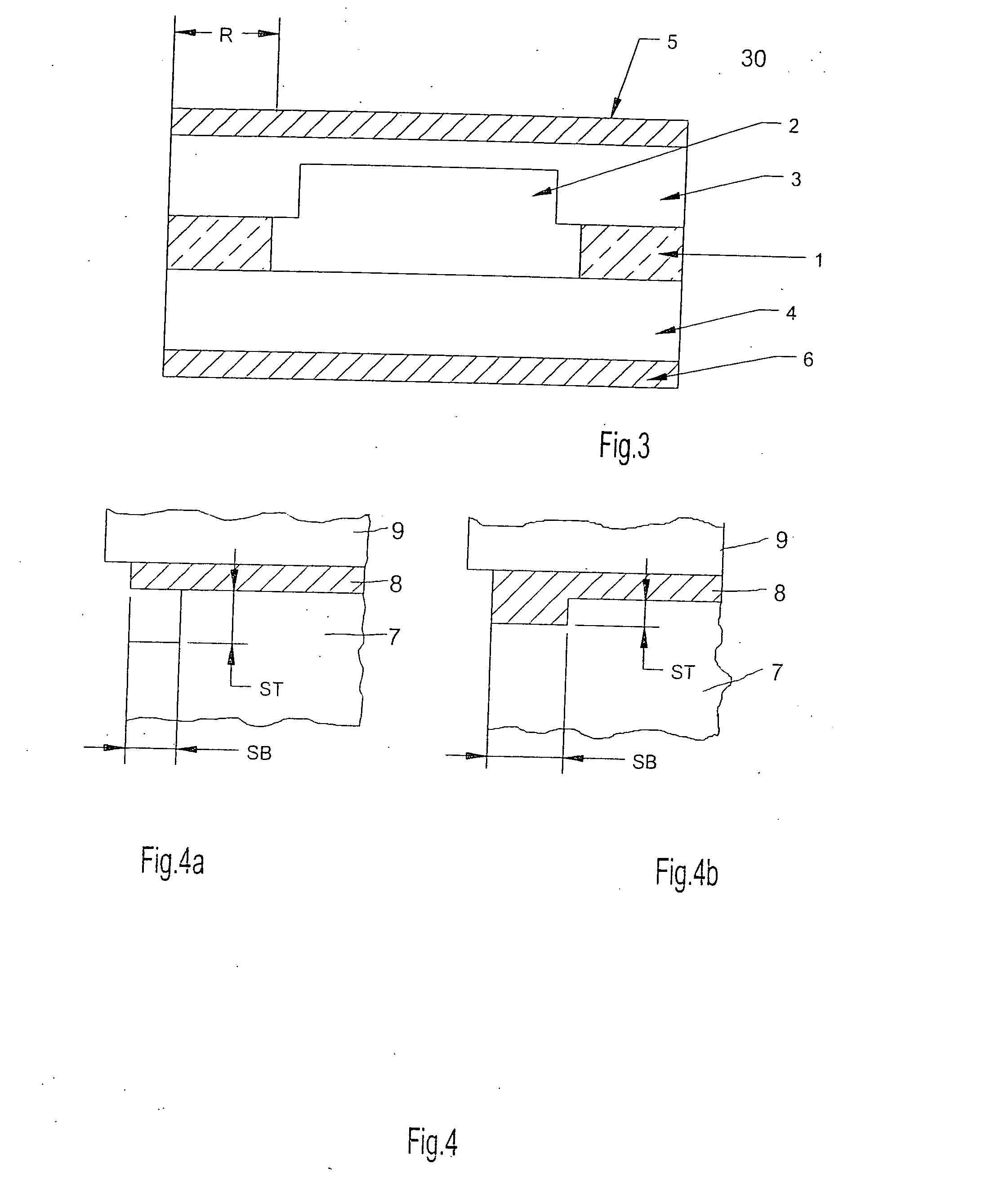 Semiconductor diode and method for the production thereof