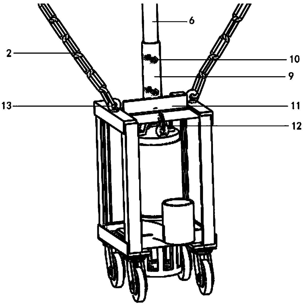 Device for pumping water bottom sludge