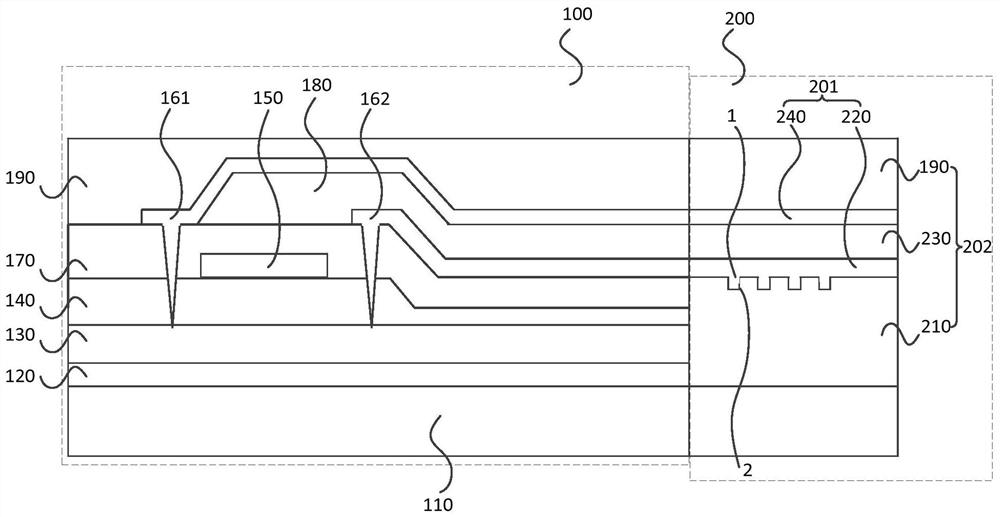 Array substrate and flexible display device