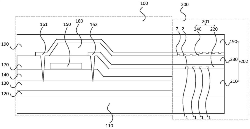 Array substrate and flexible display device