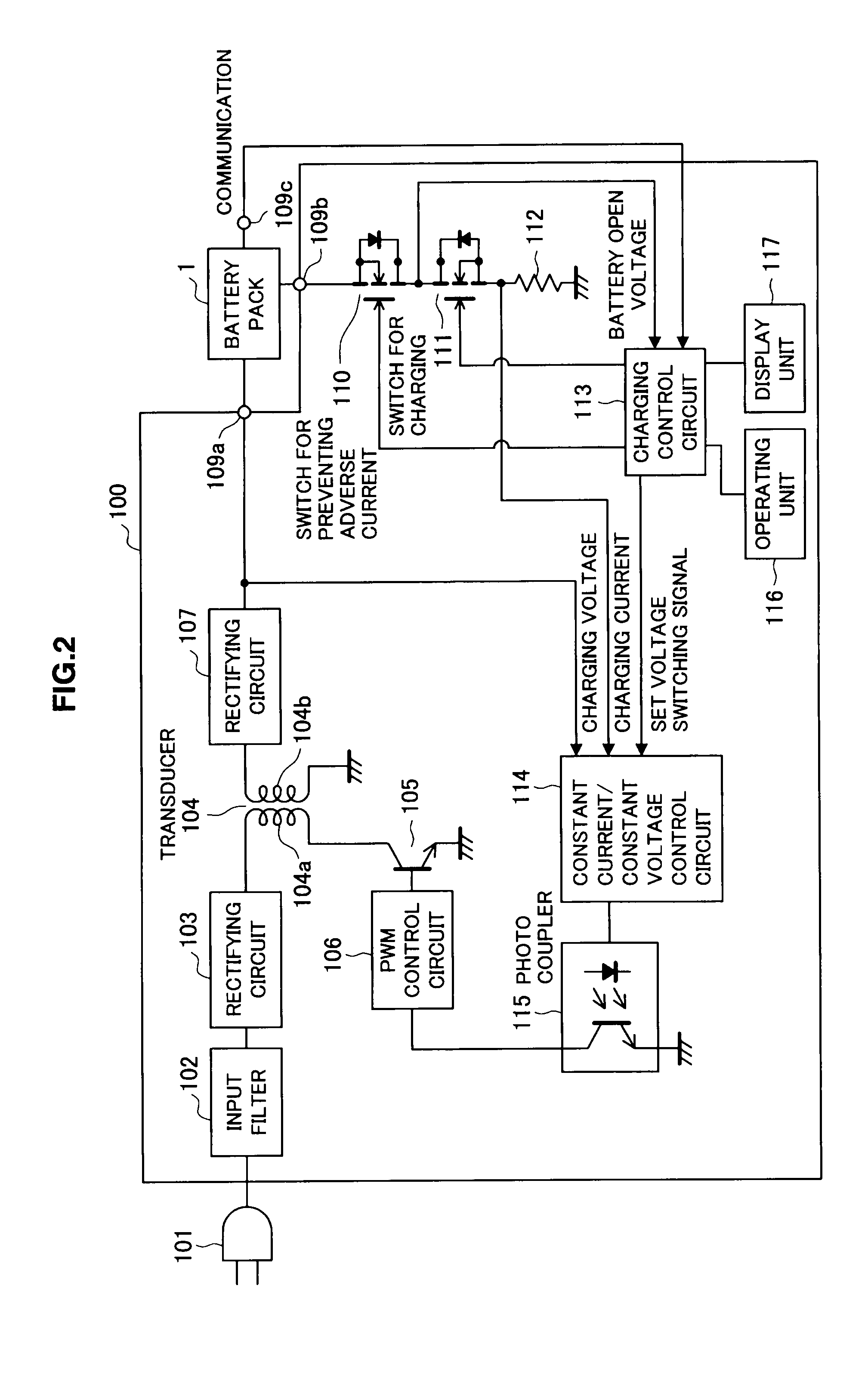 Charging apparatus and charging method